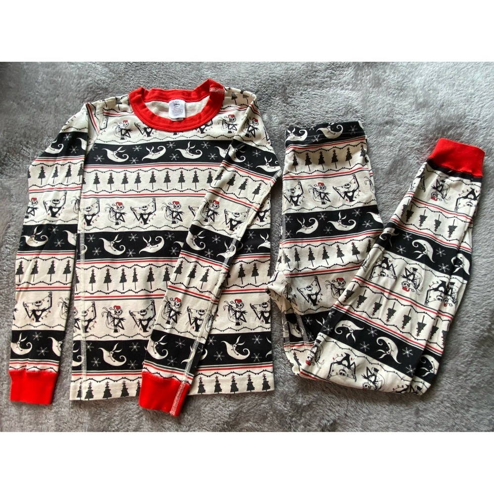 Hanna Andersson US 10 Tim Burton's Nightmare Before Christmas Pajamas Unisex s4